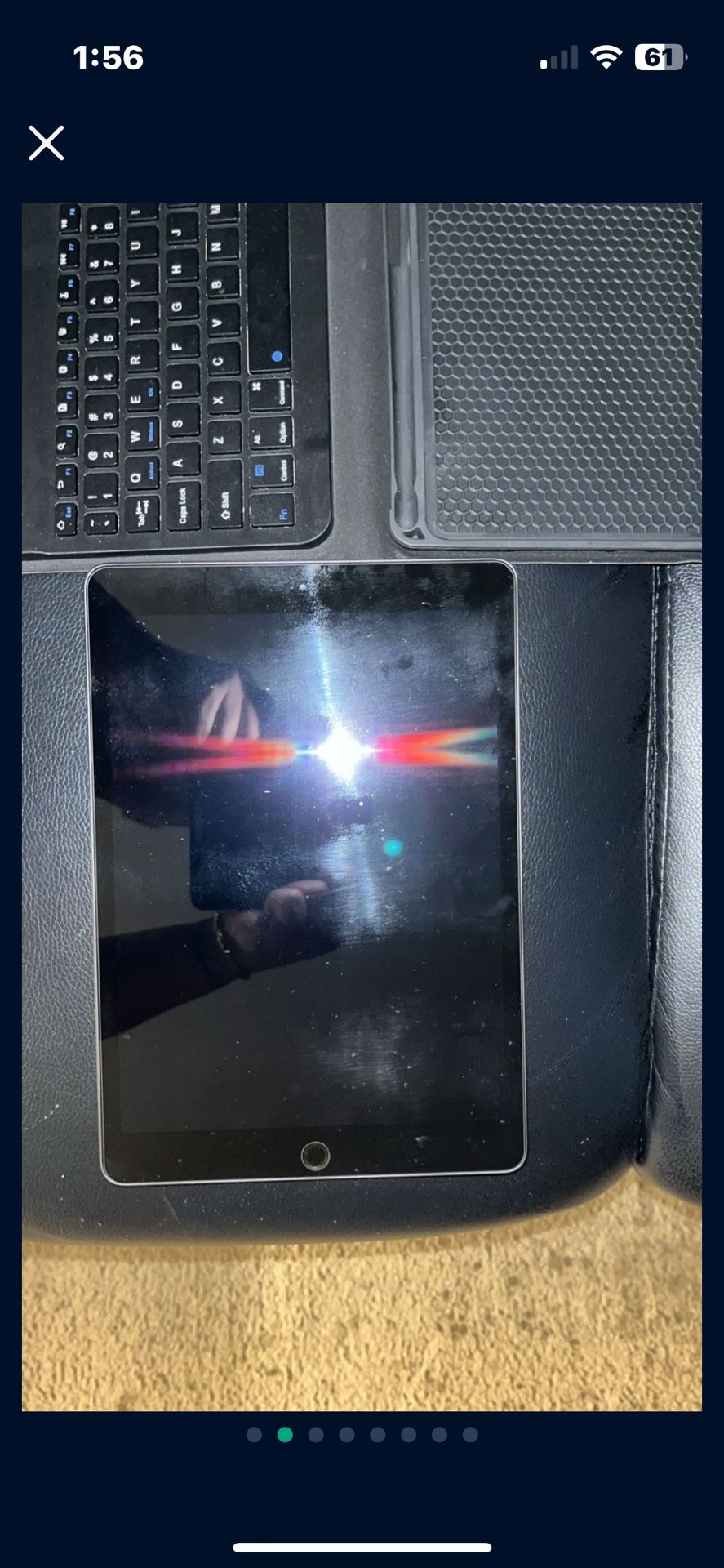 Apple Ipad 8th Gen W/ Mount And Keyboard