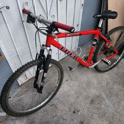 Red TREK MTN BIKE