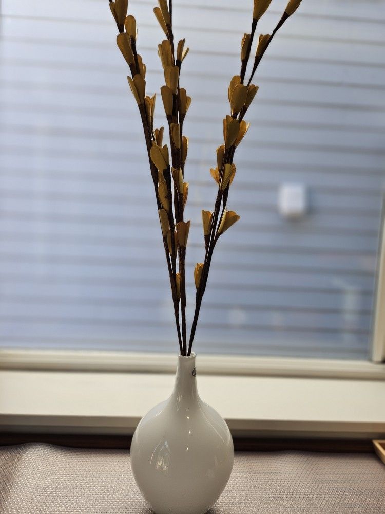Artificial Flower With Vase