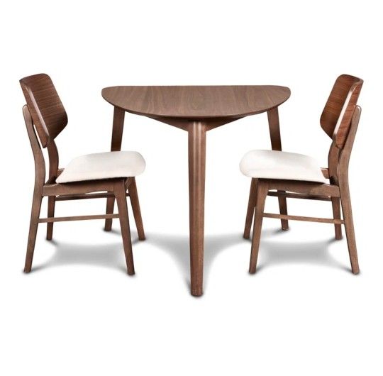 Mcmichael 3 - Piece Solid Wood Dining Set