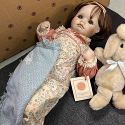 Ashton Drake Sara Porcelain Doll