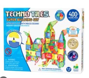 Techno Tiles Super Building Set 400+ Pieces