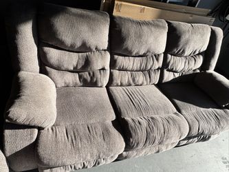 Gently Used Ashley Reclining Sofa & Loveseat Set – $300 (Both!)
