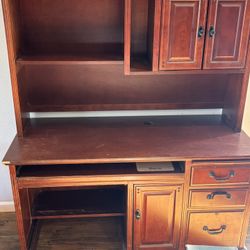 Computer Desk w/ Shelves & Drawers