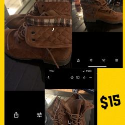 3 Pairs Of Boots 8.5 