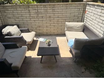 4 piece set outdoor furniture