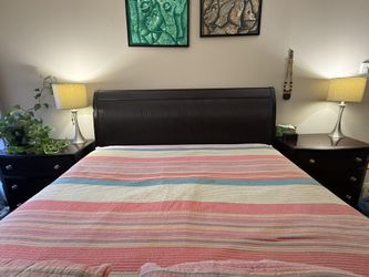 King Sleigh Bed Set