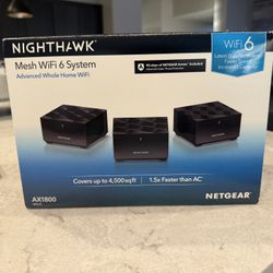 NETGEAR Nighthawk Advanced Whole Home Mesh WiFi 6 System (MK63S)