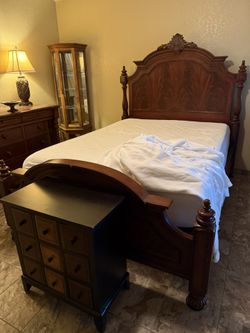 Bed Night Stand Dresser Long One