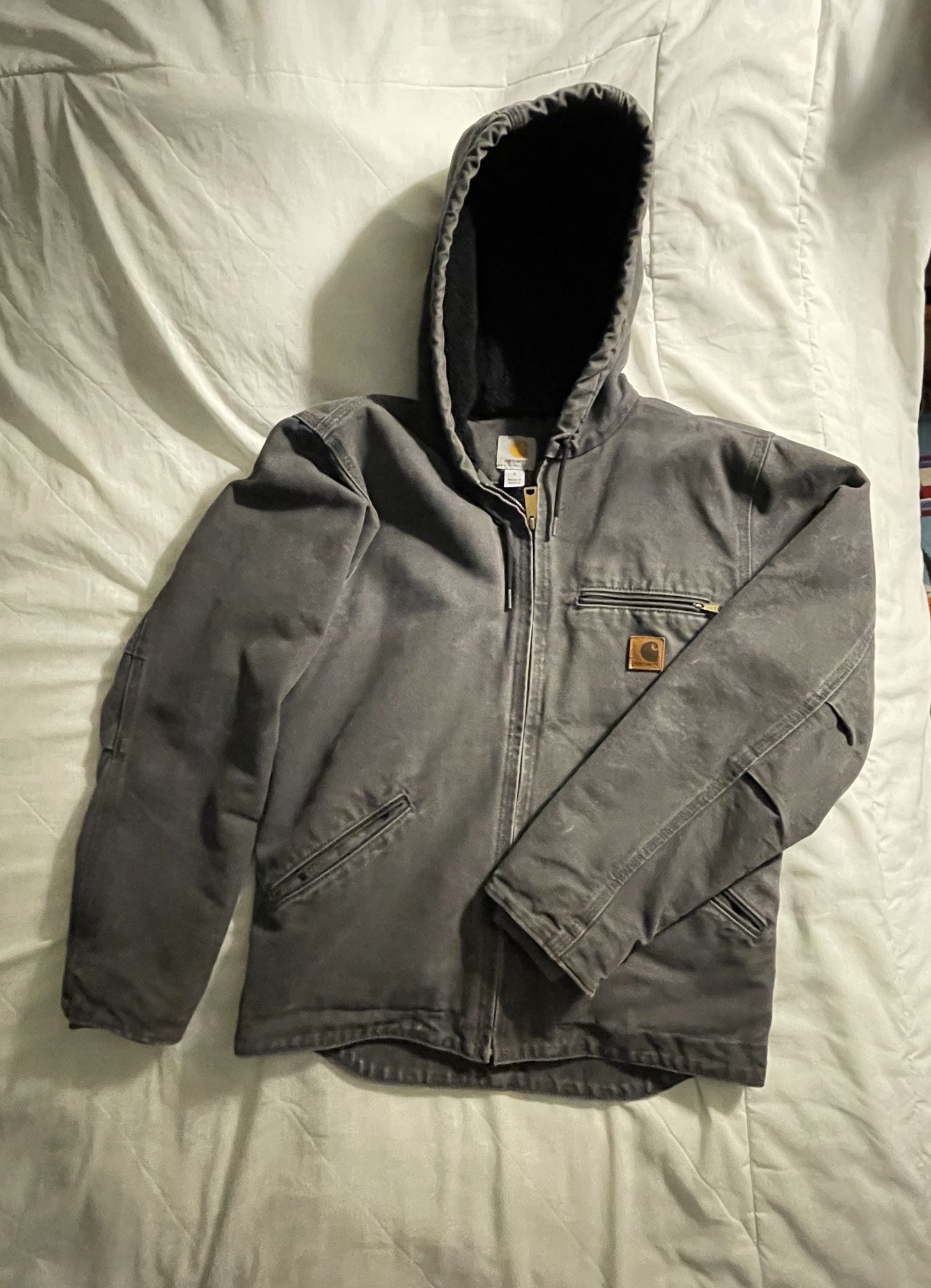 Vintage Carhartt Washed Duck Sherpa-Lined Jacket