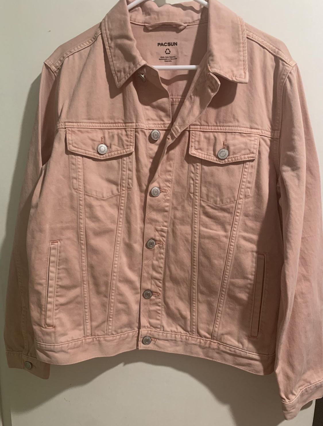Salmon/pinkish Pacsun Jean Jacket