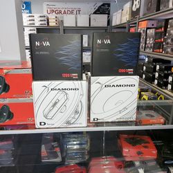 Nova Amplifier And Diamomd Audio Speakers and Subwoofer