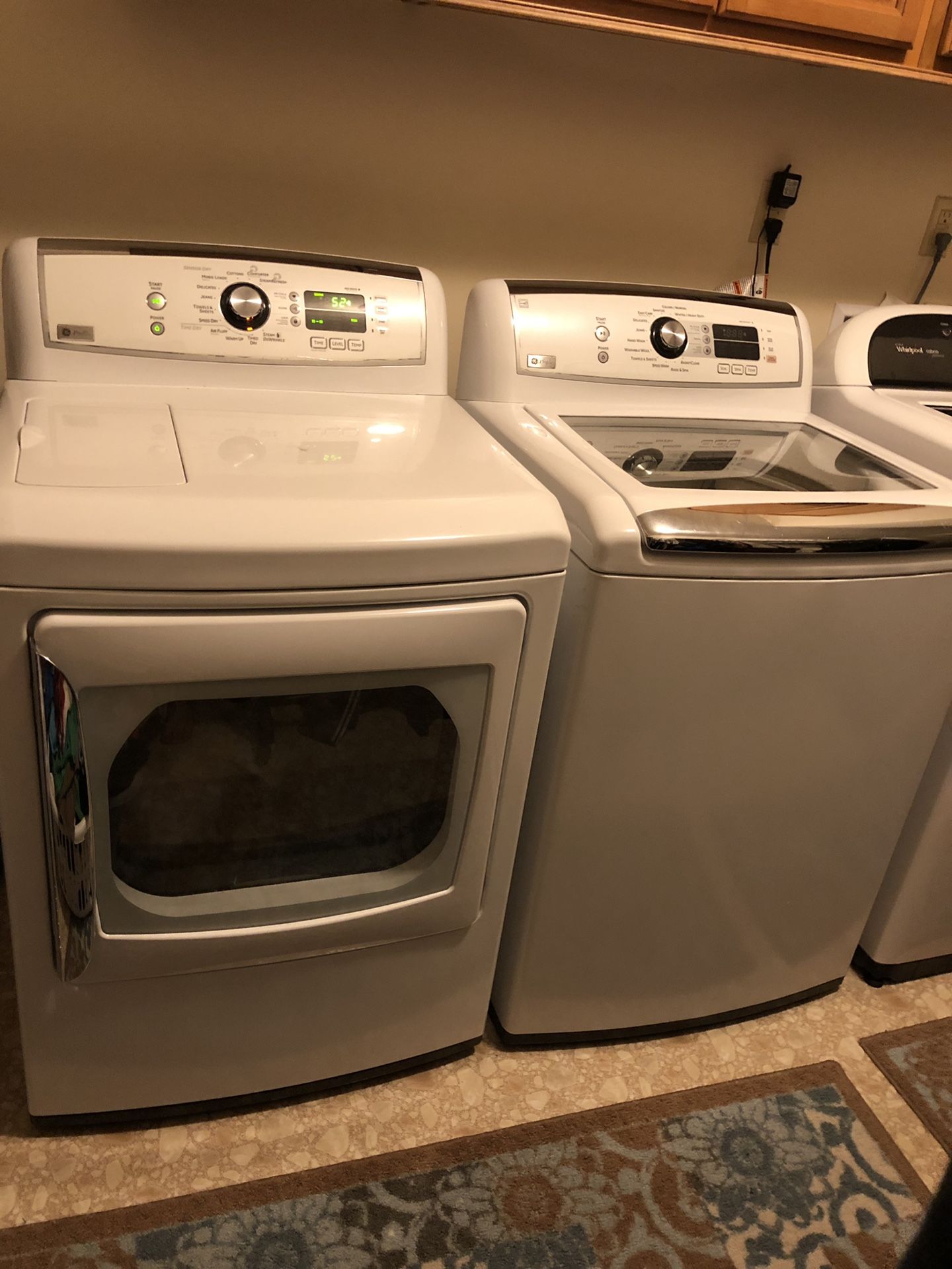 GE Profile Washer and Dryer Set