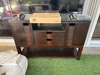 Buffet table