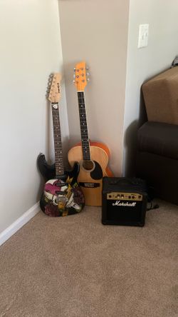 Two Guitars And Marshall