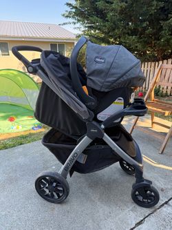 Chicco Bravo Stroller and KeyFit 30 Infant Car Seat