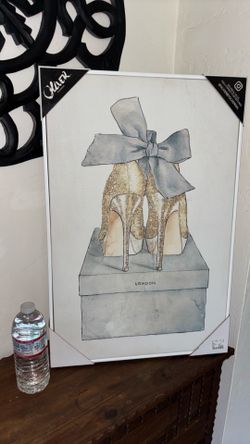 Bow & Heel Frame Decor