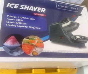 Ice shaver