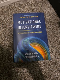 Motivational interviewing fourth edition textbook