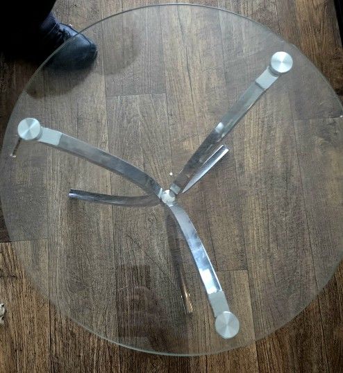 Tempered Glass Side Table