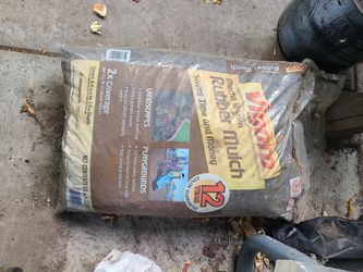 rubber mulch 2 bags