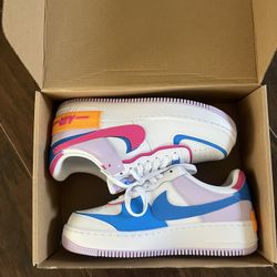 Air Force 1 Shoes Pink/Blue 8.5