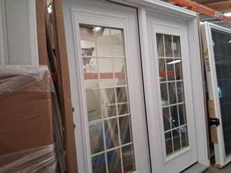 French Door with Built in Blinds