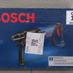 Bosch Bulldog JUST TOOL 18Volts 8-amp SDS-Plus Variable Speed Cordless Rotary Hammer Drill - New