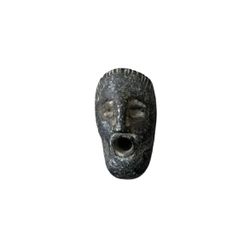 Face Effigy Pipe Indian Artifact