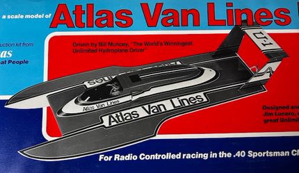 Racing Boat - Wood Model Kit - Vintage Dumas