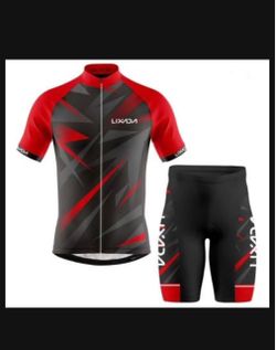 Lixada Cycling Jersey and Shorts Set