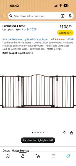 Baby/Pet Safety Gate