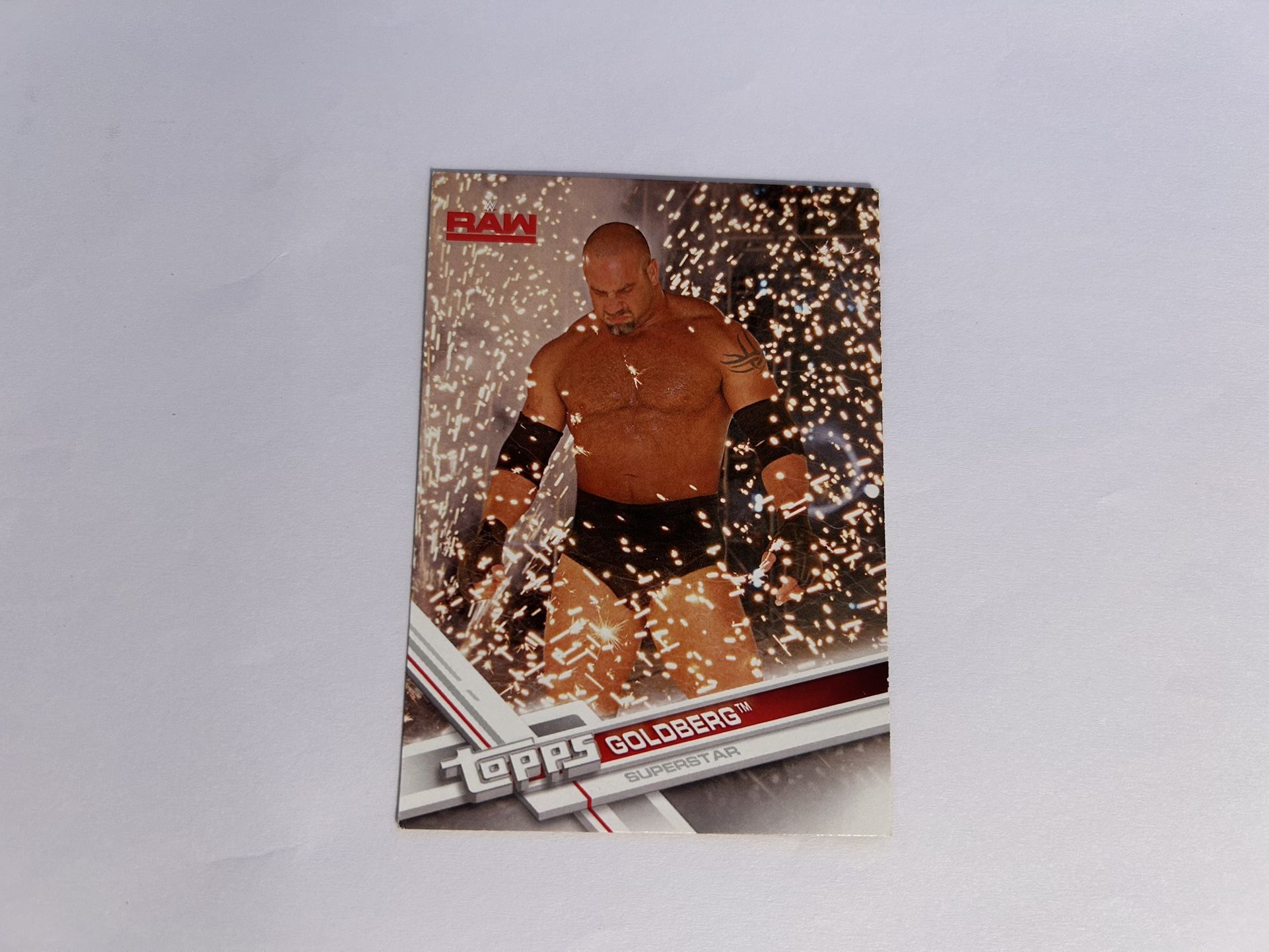 2017 GOLD BERG WWE TOPPS