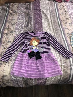 Sofia the first dress for girls