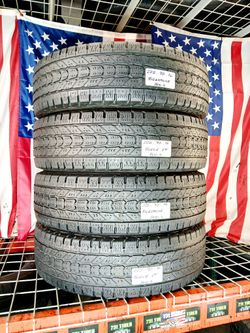 🇺🇸 4 GREAT USED TIRES LT225/75R16 FIRESTONE FORCE LT USED TIRES 225 75 16