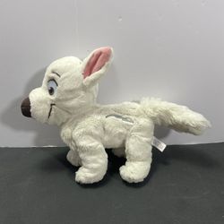 Disney Store Bolt Tote A Tail Plush Animal White Superhero Puppy Dog 9 Inch