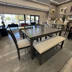 6 PC DINING TABLE 