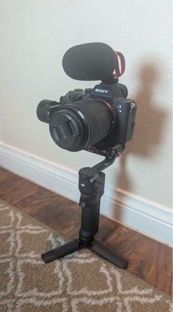 Sony a7III camera with standard lens