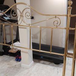 Vintage Brass King Bed Frame