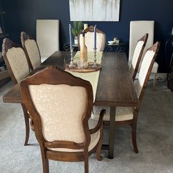 Vintage Stanley Furniture Set of 6 Dining Chairs 1970's 