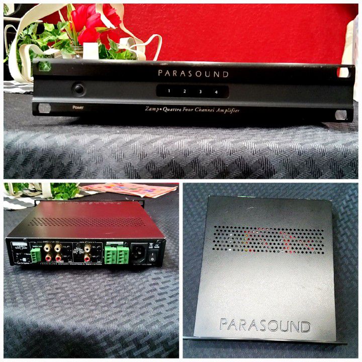 Parasound Zamp Quattro Four Channel Dual Zone Power Amplifier