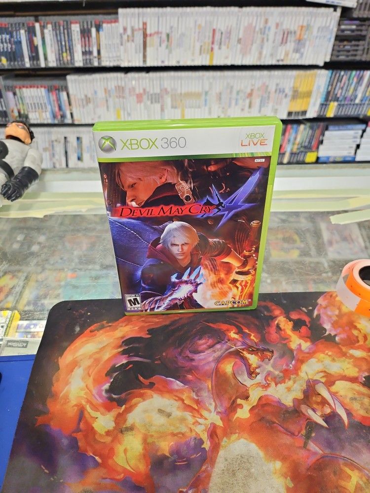 Devil May Cry 4 (Microsoft Xbox 360, 2008) CIB Complete Tested & Working