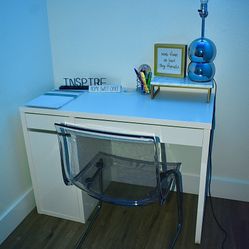 IKEA office desk and chair