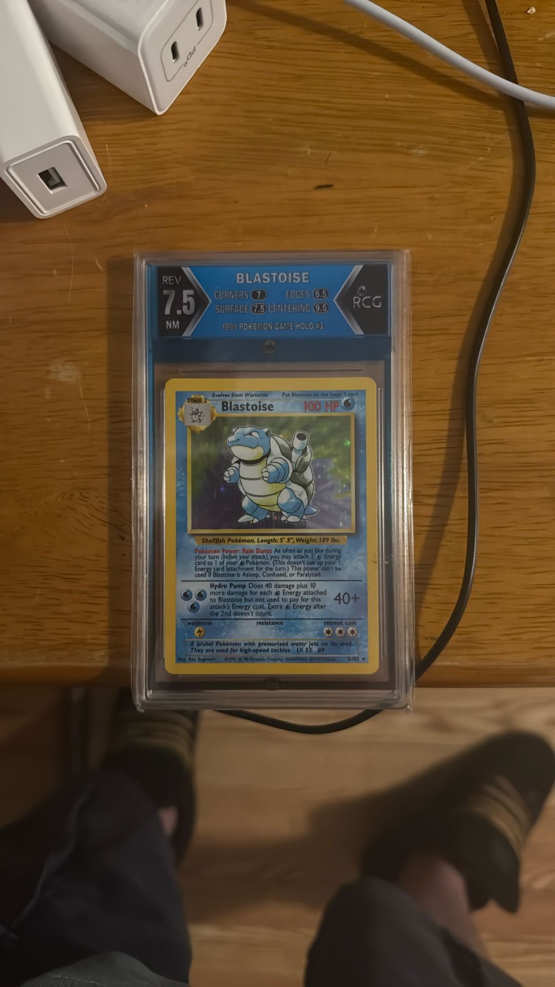 Pokémon Base Set Blastoise Graded