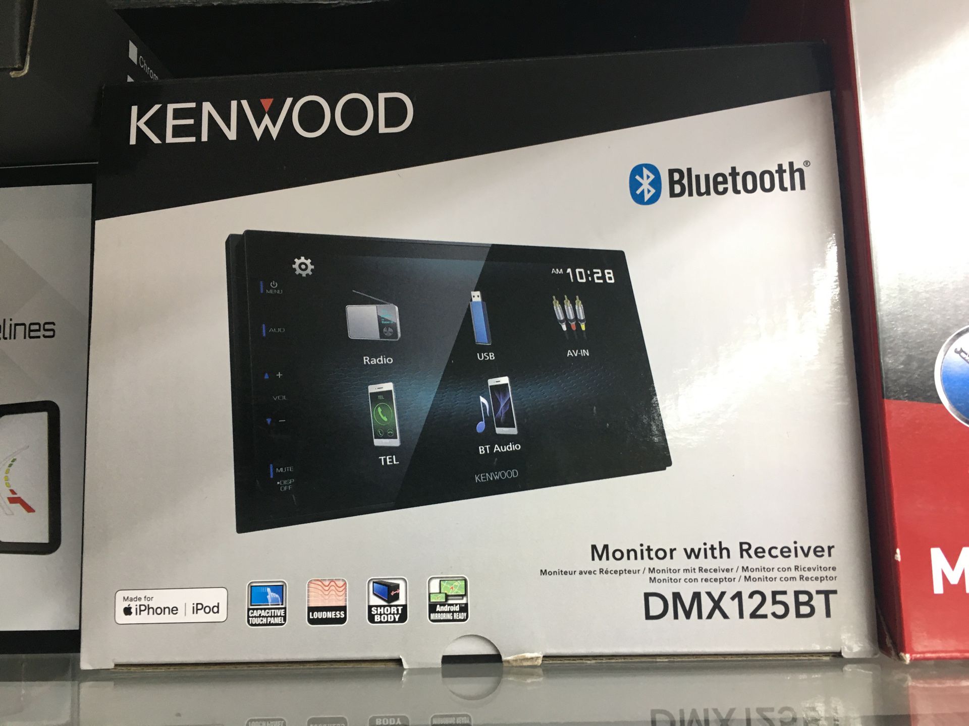 CAR STEREO Kenwood 6.75” touchscreen 2DIN head unit Bluetooth USB input car audio