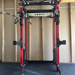 Vesta Fitness PRO SERIES 2-1 Ultimate Half Rack Functional Trainer/Gym Equipment/ Home Gym/ Fitness/ FREE DELIVERY 🚚 