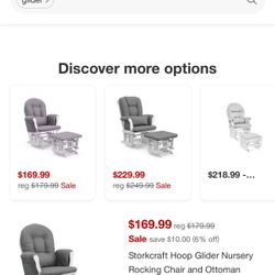 Nursery Rocking Chair With Ottoman 