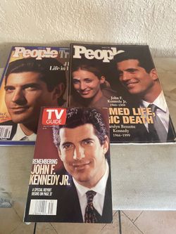 People Magazine And Tv Guide 1999. Jhon F Keneddy