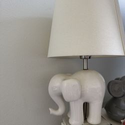 Pottery Barn Elephant lamp