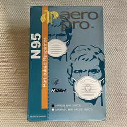 AccuMed 30-Pack (AERO) N95 Mask Respirator (NIOSH) w/ Headband FDA & CDC Cleared